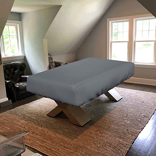 Covers & All Air Hockey Table Covers, Made of 12 Oz Waterproof & UV-Resistant Cover Max Fabric, Suitable for Indoors/Outdoors (88" W x 44" D x 15" H, Gray) - color: Grey