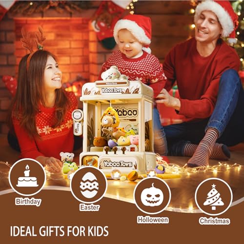 ORANGE OCEAN Large Claw Machine for Kids Girls Boys, Toy Claws Machine with Sound & Light, Vending Machine for 4 5 6 7 8 Years Old Girls, Idea Birthday Gifts for Kids Ages 3-5 4-6 4-8 - style: Bears