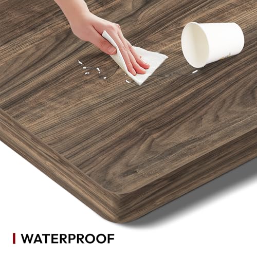 SANODESK Universal Tabletop 48"x24"x1" Thickness One-Piece Table Top Rectangular Particle Board for Standing Desk and Home Office Countertop DIY,Rustic Brown Desk Top - color: Rustic Brown, size: 48*24*1 Inch
