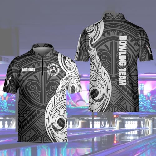 Personalized Custom Jersey for Men, Uniform Shirt for Bowling Team Gift - color: D11