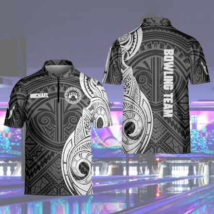 Personalized Custom Jersey for Men, Uniform Shirt for Bowling Team Gift - color: D11