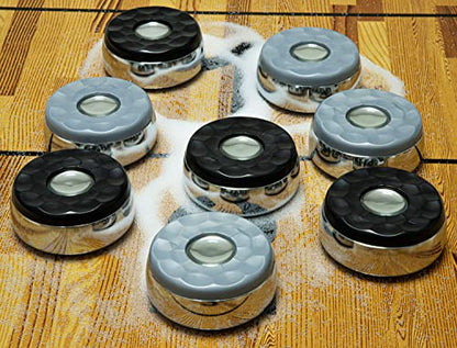 Indoor Shuffleboard Pucks - Set of 8 - Home Games Dia 2-1/8” 53mm - color: 2-5/16” (58mm)