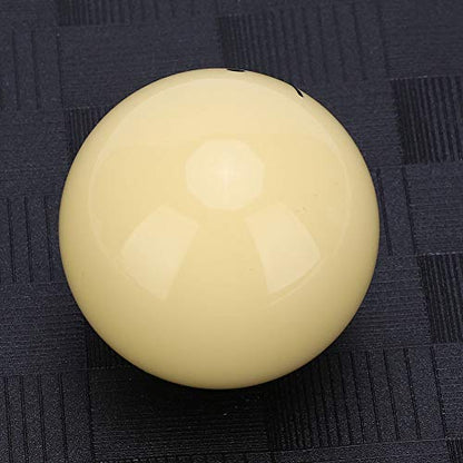 CHICIRIS Resin Cue Ball, High Gloss Training Billiard Ball with Standard Lines and Dots for British Snooker Practice, Enhanced Control and - size: British snooker 52.5MM