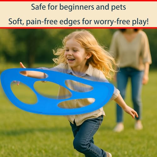 Giant Flying Disc Soft, Foldable & Floats in Air - Encourage Outdoor Play & Family Fun - Great for Kids, Parent-Child Interaction, and School Activities - color: 29inch