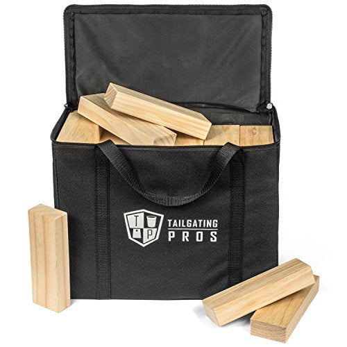 Tailgating Pros Giant Toppling Timbers Premium Version with Carrying Case