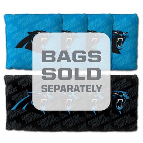 YouTheFan NFL 2' x 4' Slogan Series Professional Wood Cornhole Game - color: Carolina Panthers