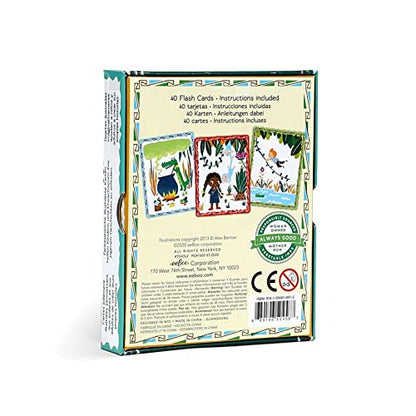 eeBoo: Volcano Island Create a Story Pre-Literacy Cards, 36 Cards with Colorful Characters, Encourages Imagination, for Ages 3 and up - style: Create a Story