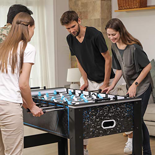 EastPoint Sports 60-Inch Official Competition Size Foosball Table - Foosball Game Table and Foosball Ball Set Complete with Quick-Connect Rods and Bead Scoring