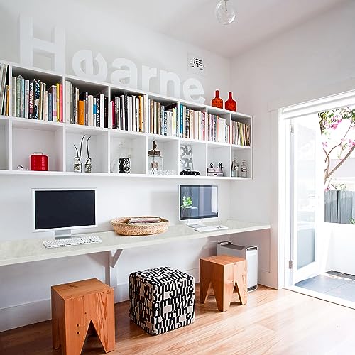 Kaboon Universal Tabletop 45"x20", Solid One-Piece Melamine Table Top, L-Desk Floating Desk DIY, Home and Office, Sea Salt/White - color: Sea Salt, size: 45x20