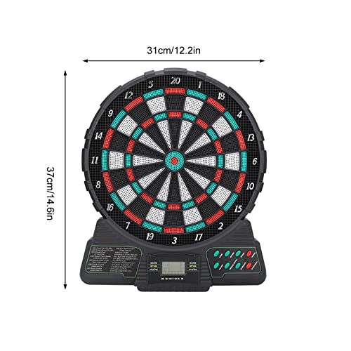 Drfeify Electronic Dartboard Darts, Automatic Scoring with LCD Display, 1-8 Players, 18 Game Groups, 159 Games, Entertainment for Home, Office, and More