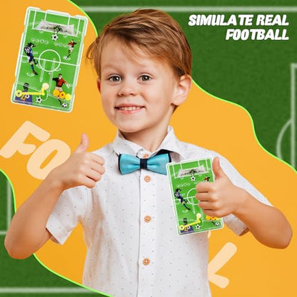 60 Pcs Mini Pinball Machine Football Maze Puzzles Pinball Games Soccer Pinball Toys for Kids Classroom Prizes Children's Day Birthday Football Theme Party Favors