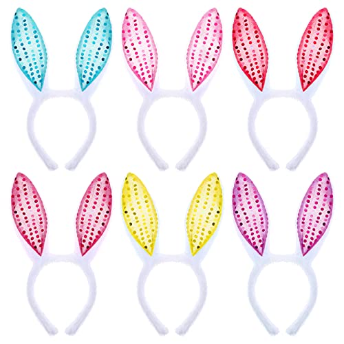Civaner 30 Pcs Outdoor Games Set for Kids Includes 6 Bunny Potato Sack Race Bags 6 Egg and Spoon 6 Bunny Ears Headbands 6 Legged Relay Race Band for Game Party(Blue,Classic) - color: Blue, style: Classic