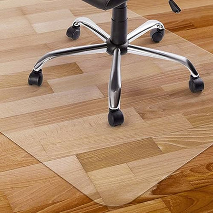 Chair Mat for Hard Floors Clear Frosted Desk Floor Mat Large Table Cover for Bedroom Dresser Kitchen Rolling Chair Thickness 0.06in Scratch Proof Waterproof Grime Proof(24x44in) - size: 24x44in