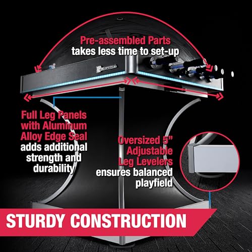 Dome Hockey Table with Electronic Scorer, Bubble Hockey