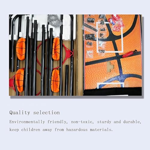 Premium Dual Shot Sport Arcade Basketball Game - 8 Interactive Game Modes, 4 Balls Included, Indoor Basketball Hoop with Sturdy Frame