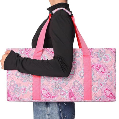 American Mahjong Game Set, 166 Pink Tiles (1.2”), 4 All-in-One Color Rack/Pushers & Drawstring Bag, Complete Mahjong Sets with Pink Printed Carrying Bag and Mahjong Tile Set Accessories - color: Pink