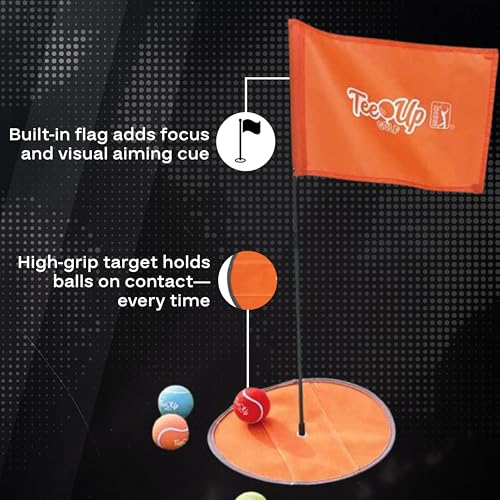 PGA Tour Golf Practice Aids By Golfgen: Premium Chipping Nets, Putting Rings, & Targets, Indoor & Outdoor Training, Improve Accuracy & Control, Master Putting and Chipping, Portable for On The Go - size: Junior