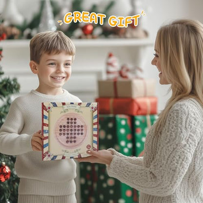 Gothink Solid Wood Solitaire Game, Classic Handcrafted 9'' Wooden Solitaire Board, 33 Smooth Wooden Balls, Single Strategic Mind Game for Kids and Adults - style: Solitaire Game