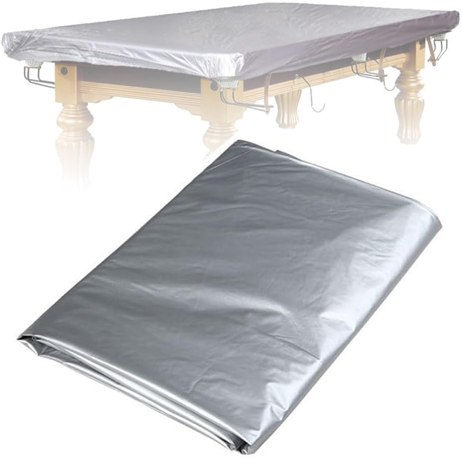 Pool Table Dust Cover - Waterproof Billiard/Snooker Pool Table Accessories for 7ft to 12ft Tables - Strong and Durable Protection