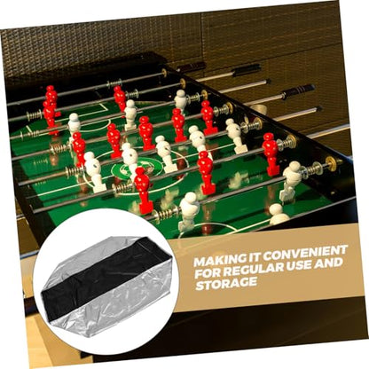 LIOOBO Foosball Table Cover Heavy Duty Soccer Table Protector Durable Oxford Cloth Use Easy to Handle Preserves Furniture Condition