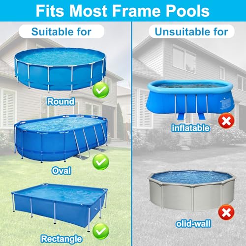 winemana Pool Bar for Above Ground Pool Swim Up Bar 38.4" x12" Adjustable Poolside Table Foldable Swimming Pool Shelf Fits Round Oval Rectangle Pools Clip-On Drink Table for Deck Patio, White - color: White