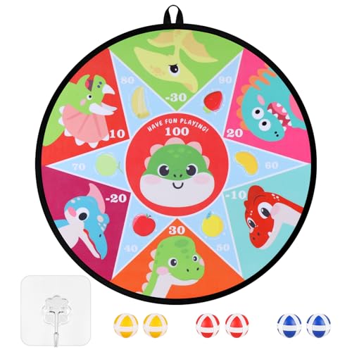 Accmor 28" Large Dart Board for Kids, Kids Dart Board with Sticky Balls, Backyard Indoor Outdoor Games Birthday Gifts for 3 4 5 6 7 8 Years Old Boys Girls