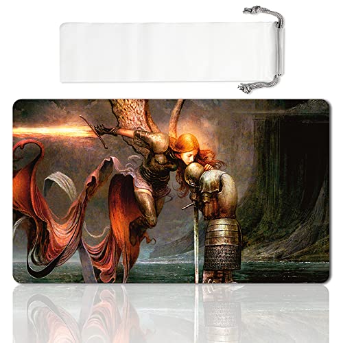 Board Game MTG Playmat Games Size 60X35 cm CCG Compatible for MTG CCG RPG Trading Card Game (Answered Prayers) - color: Answered Prayers