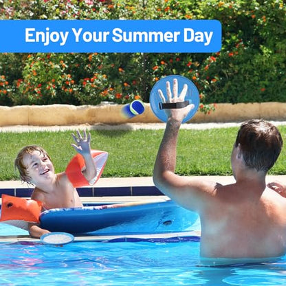 ANNKIE Kids Toys Toss and Catch Ball Set Game with 4 Paddles 4 Balls,Beach Toy Pool Toy Outdoor Yard Game for Kids Ages 3-12,Toys for Toddlers Age 3-5, Gifts for 3 4 5 6 7 8 9 10+ Year Old Boys Girls