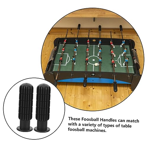 Abaodam 1Pair Replaceable Table Soccer Handles Ergonomic Skid Design for Enhanced Grip Suitable for Durable Material for Foosball Game Table Replacement