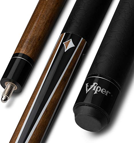 Viper by GLD Products Diamond 58" 2-Piece Pool Cue - color: Brown Finish, size: 19 Ounce