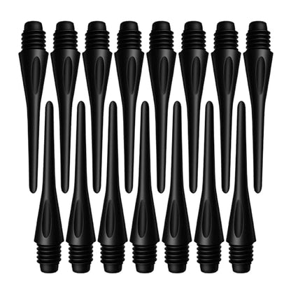 Soft Tip Dart Points 150/300/600 Pack - 2BA Thread Plastic Dart Tips Replacement Dart Accessories Set - Black