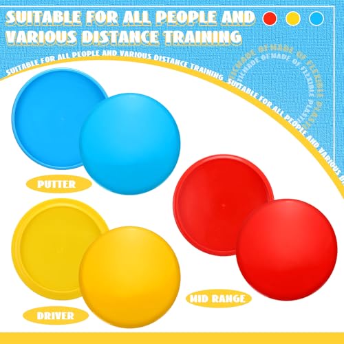 WinnerWhy 24 Pack Disc Golf Set, Disc Golf Starter Set for Beginners with Putter,mid-Range and Driver for Outdoor and Backyard,Comfortable Plastic, DIY Your Discs