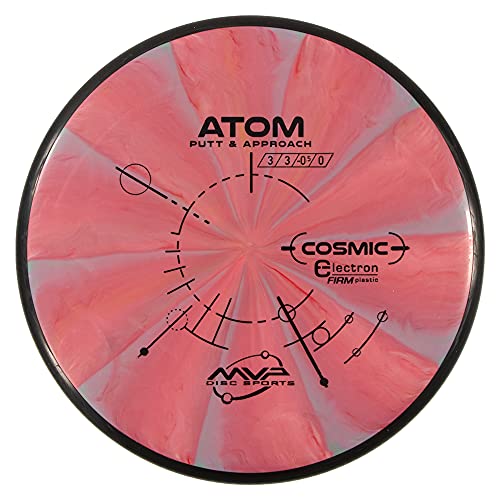 MVP Disc Sports Cosmic Electron Atom Disc Golf Putter (Choose Your Firmness/Colors May Vary) - size: 165-170g, style: Firm