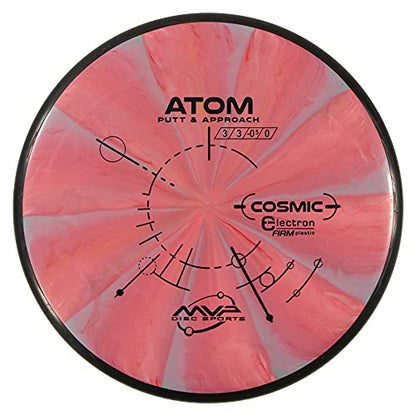 MVP Disc Sports Cosmic Electron Atom Disc Golf Putter (Choose Your Firmness/Colors May Vary) - size: 165-170g, style: Firm