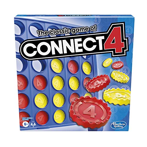Hasbro Gaming Connect 4 Classic Grid, 4 in a Row Game, Strategy Board Games for Kids, 2 Players for Family and Kids, Easter Gifts for Boys and Girls, Ages 6+ - size: ONE SIZE