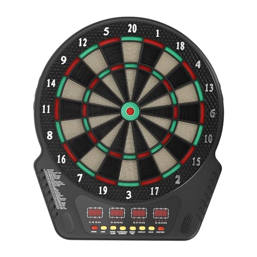 Electronic Dart Board, Innovative Dart Machine with 6 Soft Tip Darts, 27 Game Modes & LED Display for Home or Game Room