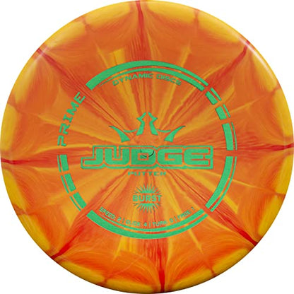 Dynamic Discs Prime Burst Judge Disc Golf Putter, Men and Women Frisbee Golf Putter, 170g Plus, Beaded Throwing Frisbee Golf Putter, Stable Disc Golf Flight, Stamp Color Will Vary, Orange - color: Orange