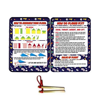 TS Shure by Bendon Slingshot Airplanes Educational Activity Tin with Stabilizer Hooks and Slingshots 50511 - style: Slingshot Airplane Activity Tin