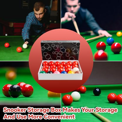 22 Pcs Snooker Ball Standard Set 2-1/16 inch - 52.5 mm Billiard Balls Set Suitable for Official Game Ball/British Billiard
