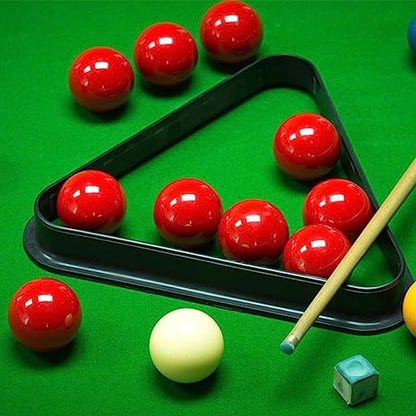 Pool Triangle Rack, Professional Billiard Ball Frame With Metal Construction, Tool For 8- And 9- Game Setup