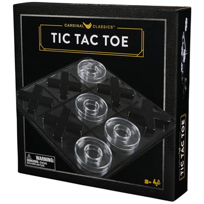 Spin Master Games, Cardinal Classics Tic Tac Toe, Classic Board Game, Modern Coffee Table Décor, 2 Players, for Ages 5 & Up - style: Four in a Row