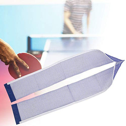Professional Portable Tennis Table Net, Polyester Net with Metal Bracket, Easy Install for Indoor Outdoor Table Tennis Replacement Accessories