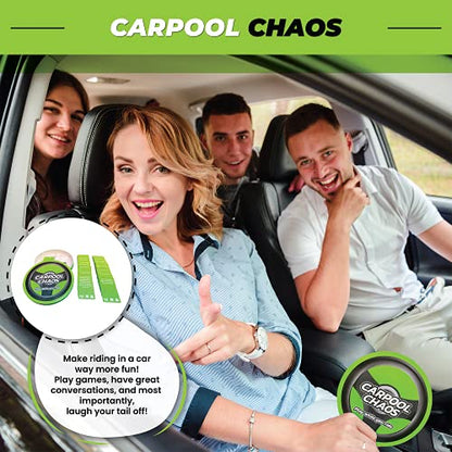Carpool Chaos - Super Fun Car Games, Travel Games, Road Trip Games for Kids 8-12, Road Trip Essentials for Childs and Adults, Car Game Kids