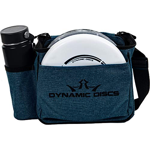 Dynamic Discs Cadet Disc Golf Shoulder Bag | Small Disc Golf Bag, 10-12+ Discs Capacity | Great for Beginners | Lightweight & Durable | Sling over Shoulder to Carry Easily - color: Midnight Blue