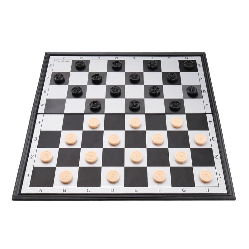 KAILE 13" Magnetic Chess Sets, 3 in 1 Travel Chess Checkers Backgammon Set with Folding Case - size: 13"