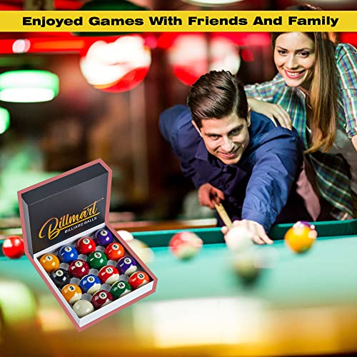 Billmart Billiard Balls Set 16 Pool Table Balls - color: Deluxe