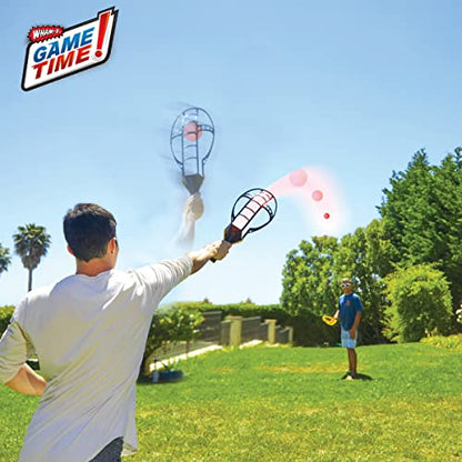 Wham-O Game Time Trac-Ball II. with or Without 2 Rackets. Air Action Balls for Outdoor Play for Kids & Adults of All Ages | Original Tracball & Other Outdoor Games - style: AIR ACTION BALLS REPLACEMENTS ( SET OF 3 )
