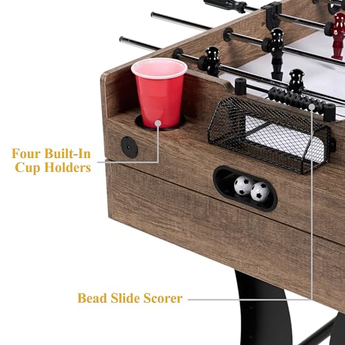 Barrington Coventry 54" 4-in-1 Combo Game Table with Billiards, Air Hockey, Foosball, and Table Tennis
