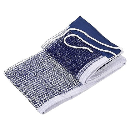 M METERXITY Table Tennis Net Replacement - Ping Pong Net String Tension Equipment, Polyethylene, Apply to Standard Table (183 x 15cm, Blue)