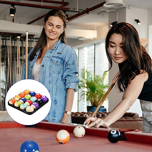 M METERXITY Billiard Balls Set - 16 Professional Pool Balls Billiard Balls Kit, Regulation Size, Apply to Pool Table Accessories (2-1/4", 57.2mm)